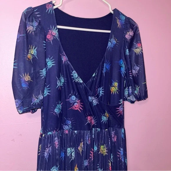 Blackmilk legend of Zelda Majoras mask midaxi dress emo goth gothic Lolita - Picture 3 of 6